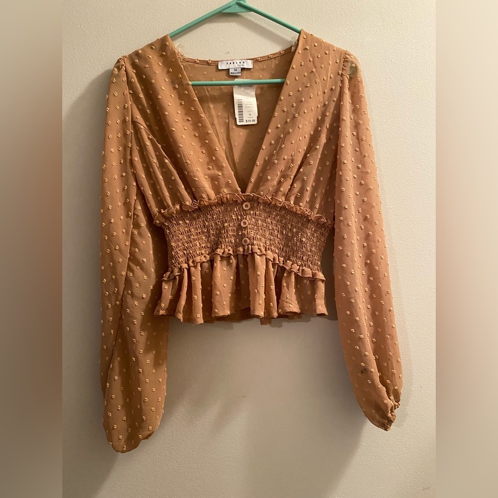 Nude blouse